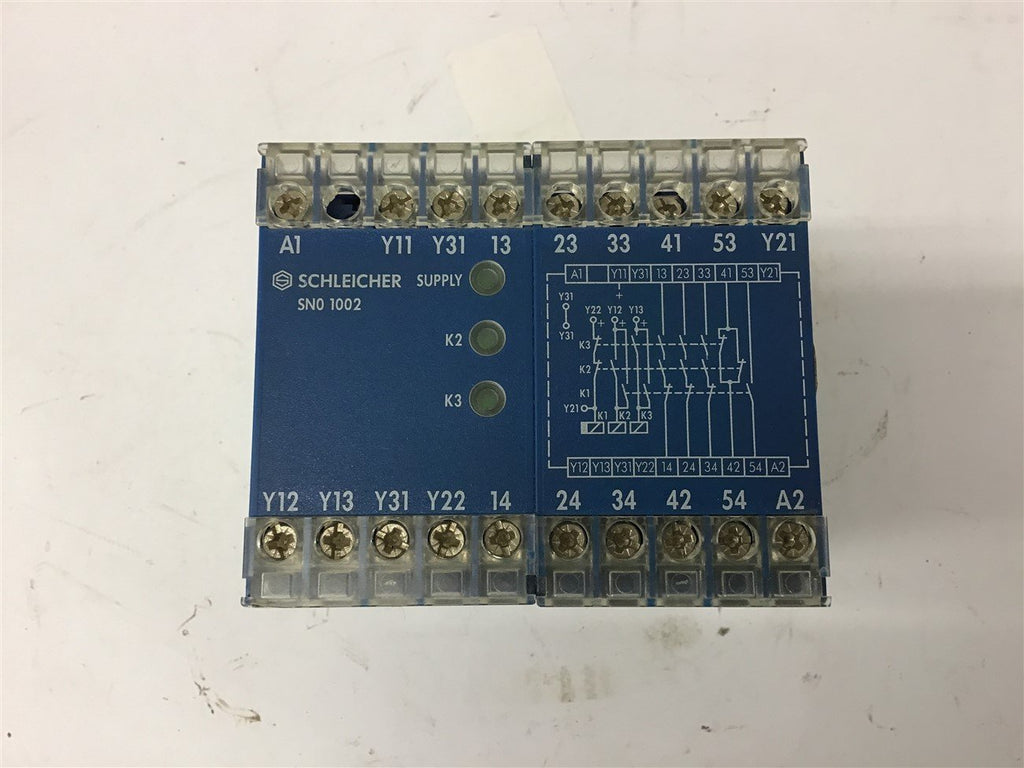 Schleicher SNO 1002 Safety Relay 24 VDC