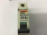Merlin 24119 C60N 20 Amp Single Pole Circuit Breaker Lot Of 4