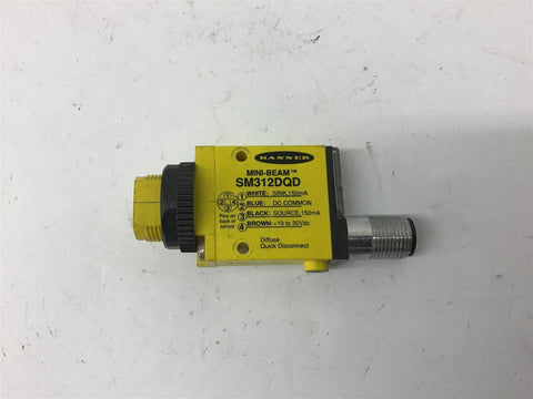 Banner SM312DQD Mini-Beam Sensor 10-30 Vdc
