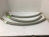 Fluidmaster 3/4" F.I.P. 24" Long Water Heater Supply Connector Lot Of 3