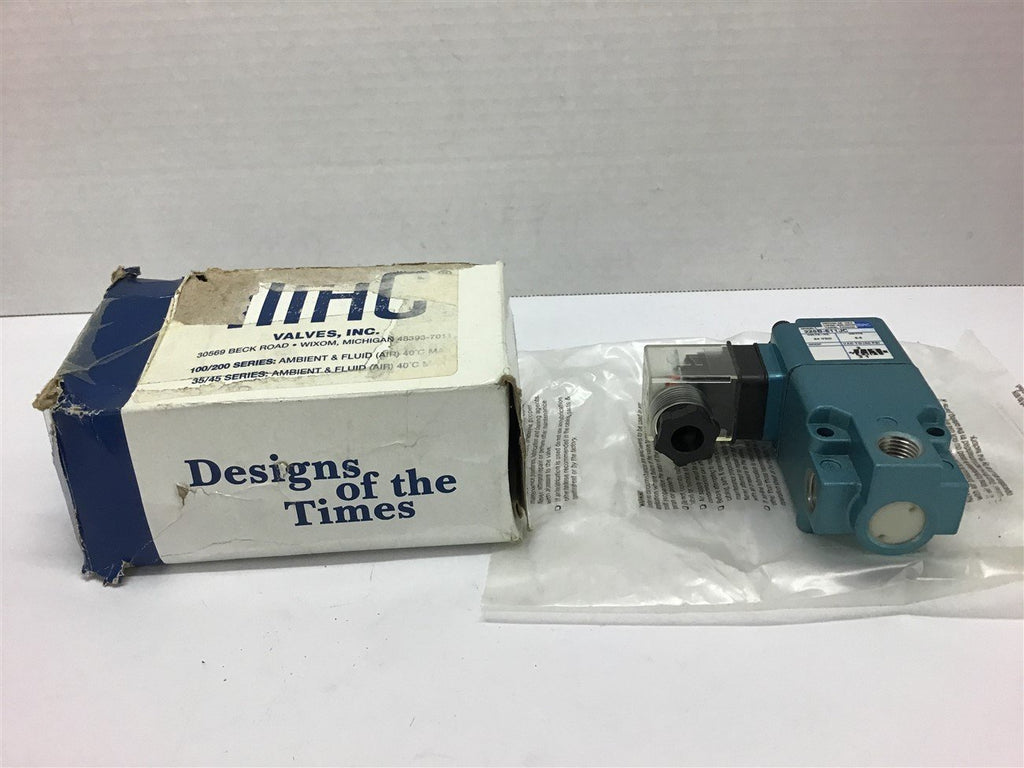 Mac 225B-611JC Solenoid Valve 24 Vdc 150 PSI 8.5 Watts