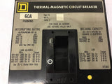 Square D FH36060 60 amp Circuit Breaker 3 Pole Circuit Breaker