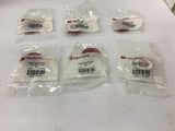 Cutler-Hammer 10250TC47 Push-Pull Lens Red Lot Of 6