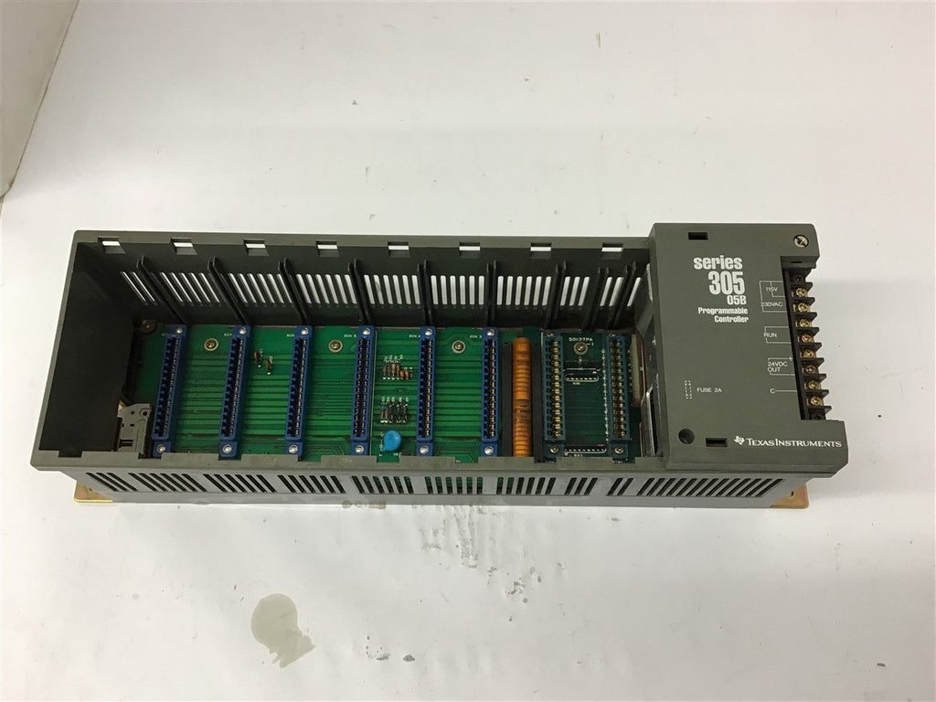Texas Instrument Series 305 05B Programmable Controller Mounted in Chassis
