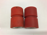 MC9698 Conveyor Rollers 1-1/2" Bore 3" OD 4-1/2" Length Lot of 2