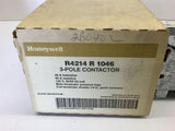 Honeywell R4214 R 1046 3 Pole Contactor 40 Amp 120 Volt Coil