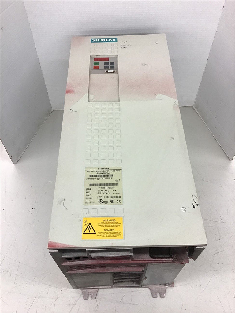 Siemens 6SE7027-2ED51-Z AC Drive Simovert MC 72 Amps