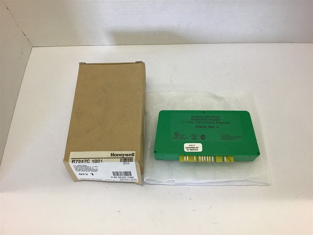 Honeywell R7247C 1001 Flame Amplifier Dynamic Self-Check Rectification