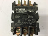 Siemens 16BF32AFASN Contactor 480 Volts 15 HP