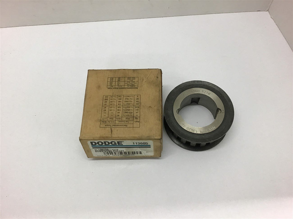 Dodge 113605 TL18H100-1210 Dyna Sync Pulley