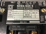 Square D 8536 Starter Type SB0 2 Form 2 Ser. A 600V max
