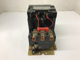 Square D Nema Size 2 8536 SDD1 Starter 460 volt @ 25 Hp 120 Volt coil