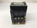 Square D Nema Size 0 8536 SBO2 Starter 460 volt @ 5 Hp 120 volt Coil