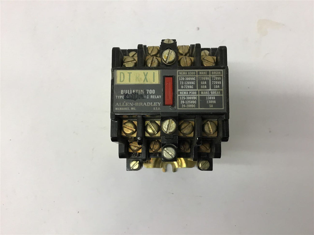 Allen-Bradley DTRX1 Relay 120 Volts