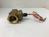 Gems 27067 FS-200 1 1/4" Brass Flow Switch