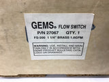 Gems 27067 FS-200 1 1/4" Brass Flow Switch