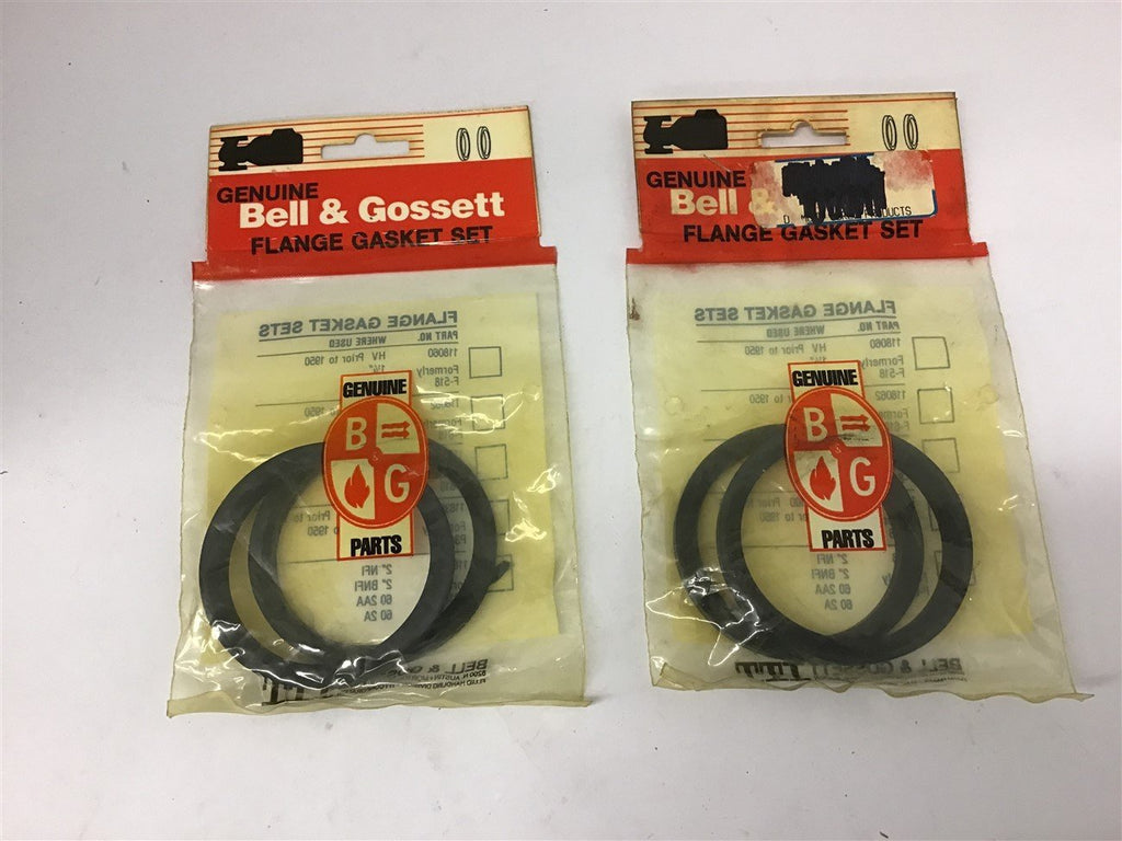 Bell & Gossett 118378 Flange Gasket Set Lot Of 2