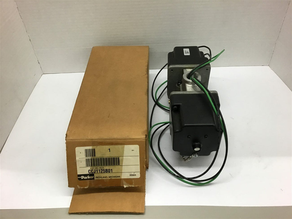 Parker CCJ1125B01 Solenoid Valve 150 PSI 120 Volts 13.8 Watts