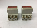 Mitsubishi CP30-BA 20 Amp Circuit Breaker Assorted Lot Of 2