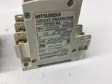 Mitsubishi CP30-BA 20 Amp Circuit Breaker Assorted Lot Of 2
