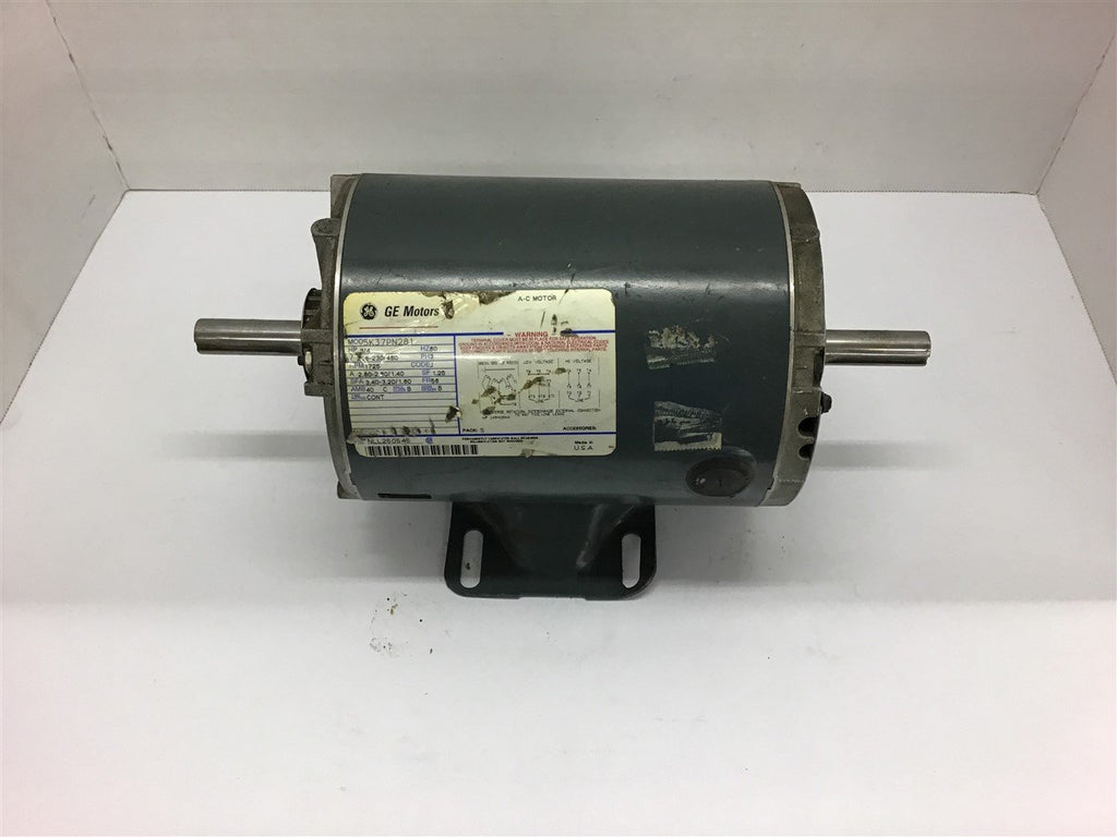 GE 5K37PN281 Motor 3/4HP 1725RPM 56 Frame 208-230/480V