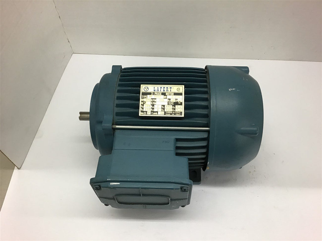Lafert ST 80C8 3 Phase Motor 35 HP 790 Rpm 208-230/460V TEFC