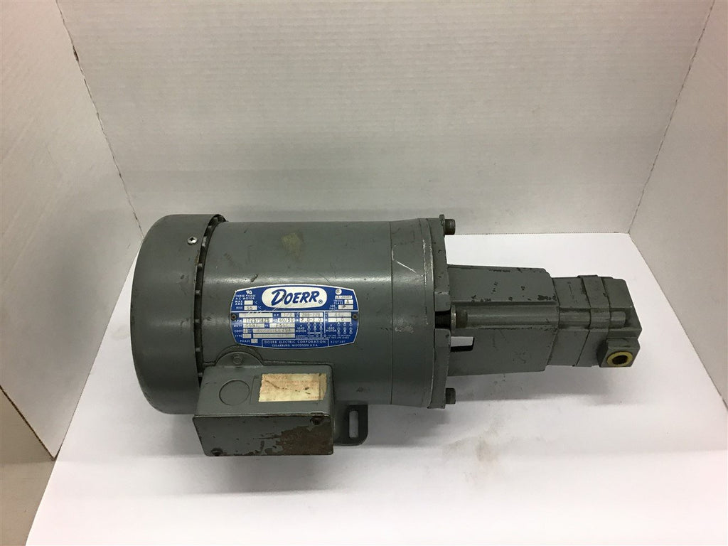Doerr LR-24684 Motor 1/2HP 1725/1425 RPM 208-220V