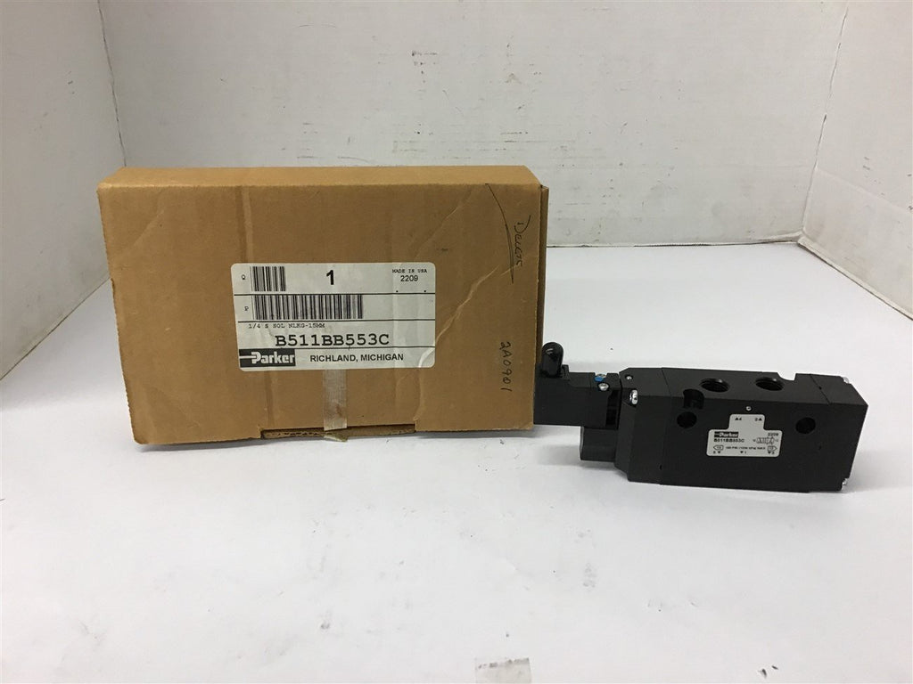 Parker B511BB553C 160 PSI Solenoid Valve