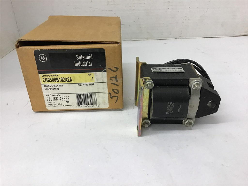 General Electric CR9500B102A2A Solenoid Coil 115 Volts End mounting