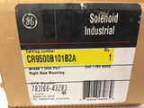 General Electric CR9500B101B2A Solenoid 115 volts Right side Mounting