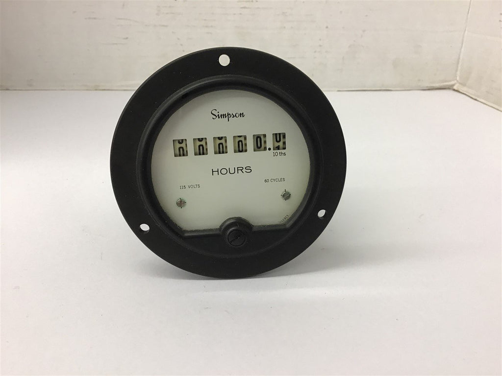 Simpson Hour meter 115 Volts