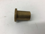 Brass Bushing 1" Long x 5/8" OD x 1/2" ID x 7/8" OD Flange Lot Of 17