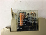 Omron G2R-2-SND 24 Vdc Coil 5 Amp 250 Vac Relay W/ Base Lot Of 6