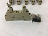 Omron G2R-2-SND 24 Vdc Coil 5 Amp 250 Vac Relay W/ Base Lot Of 6