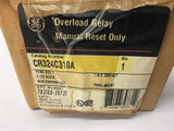 GE Overload Relay CR324C310A Nema Size 1 3 Leg Block Manual Reset Only