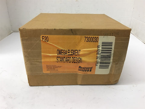 Rexnord Omega Element E20 7300030 Coupling Standard Design