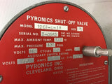 Pyronics 12EG-L-1S Shut-Off Valve 115 Volts 100 Psi
