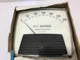 GE DC Amperes DO-92 0-300 Volts