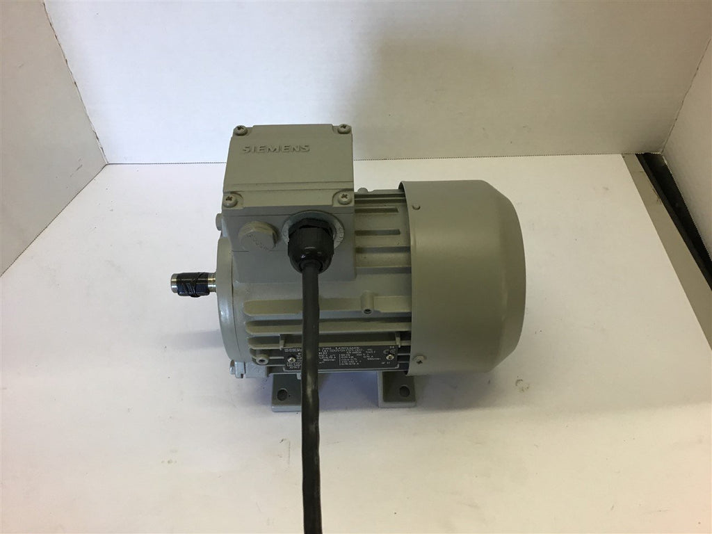 Siemens 1LA7073-6AA10 0.29 KW AC Motor 1610 Rpm 0.76 Amp 460 Volts