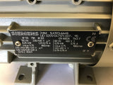 Siemens 1LA7073-6AA10 0.29 KW AC Motor 1610 Rpm 0.76 Amp 460 Volts