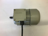 Siemens 1LA7073-6AA10 0.29 KW AC Motor 1610 Rpm 0.76 Amp 460 Volts