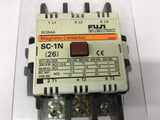 Fuji SC-1N Contactor 480 Volt @ 10 Hp 26 Amp 100-110 Volt Coil