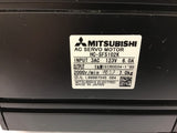 Mitsubishi HC-SFS102K AC Servo Motor 123 Volts 6.0 Amp 2000 Rpm