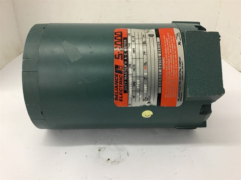 Reliance P48H3118P 1/4 HP AC Motor 230/460 Volts 18000 Rpm 4P 48P Frame
