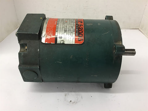 Reliance A77B5901N-NW 1/2 Hp AC Motor 240/480 volts 3600 Rpm 2P 56C Frame