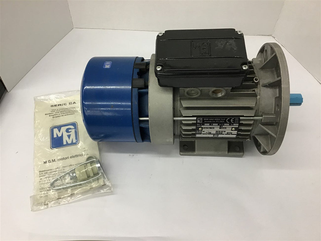 MGM BA 80B4 0.9 KW AC Brake motor 277 480 Volts