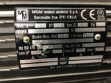 MGM BA 80B4 0.9 KW AC Brake motor 277 480 Volts