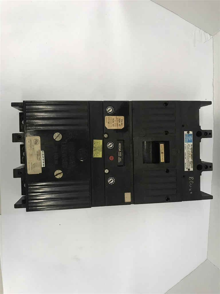 General Electric Tri-Break Circuit Breaker TB 43F Mod.5 3 Poles 600V AC 400A