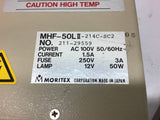 Moritex MHF-50LII -214C-SC2 100 Volt 1.5 Amp Power Supply
