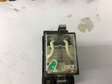 Omron EY2N-D2 24 VDC 8 Spade Relay with Base Lot Of 4